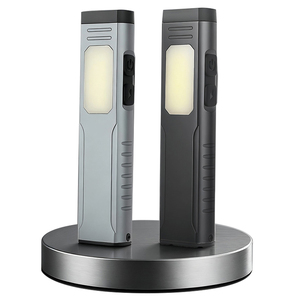 ไฟฉายอลูมิเนียมอัลลอยด์กันน้ำแบบชาร์จ USB ได้ 500 ลูเมน 2 XPG+COB แม่เหล็ก EDC สำหรับตั้งแคมป์ ไฟฉายแบนพร้อมไฟ COB ด้านข้าง - Product Image 6