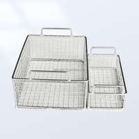Panier de nettoyage à ultrasons en acier inoxydable 304316 personnalisé pour pièces industrielles, pour le drainage de l'eau