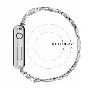 Bracelet de montre en alliage métallique d'abeille pour <span class=keywords><strong>Applewatch</strong></span> <span class=keywords><strong>SE</strong></span> 1-9 génération 38mm 40mm 41mm 42mm 44mm 45mm pour chaîne de montre Samsung 20mm 22mm - Product Image 4