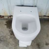 WC mural en céramique gain de place, cuvette suspendue moderne pour salle de bain, avec abattant à fermeture douce