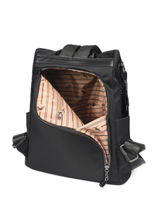 In Stock Customizable Women's Lightweight Minimalist Elegant Zipper Closure Multifunctional <strong>Secure</strong> <strong>Backpack</strong> for Daily Use - Product Image 2