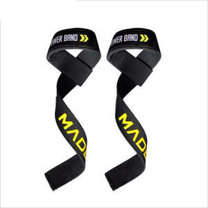 Nuevas correas de levantamiento de pesas personalizadas de moda, muñequeras acolchadas para fitness, correas de muñeca para levantamiento de pesas - Product Image 1