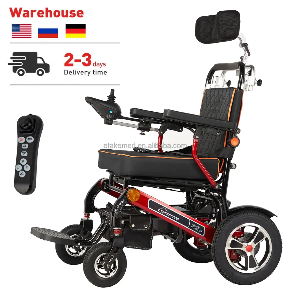 Factory and supplier medical therapy equipment electric wheelchair foldable for elderly motorized power wheelchair price