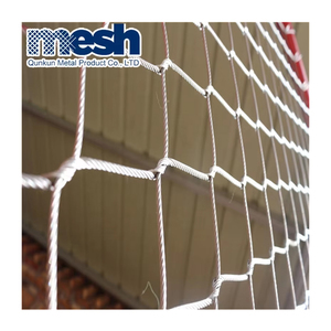 Ferruled loại dệt bền dây thép không gỉ Dây Lưới <span class=keywords><strong>Net</strong></span> 7x7/7x19 cấu trúc cho sở thú hàng rào - Product Image 1