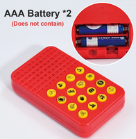 Machine à effets sonores pour paniers de Pâques, 16 sons hilarants, cadeaux de farces pour garçons et adolescents, cadeau de Pâques, plastique rouge 10x6cm
