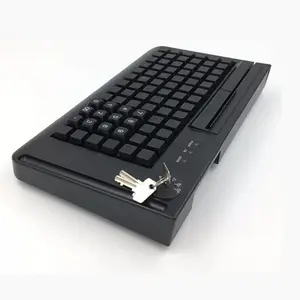 Terminal de caisse enregistreuse de point de vente 78 touches clavier de point de vente usb entièrement programmable