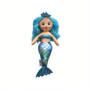 Les poupées sirènes de 55 cm avec écailles colorées et couronnes pour les jeux d'enfants - Product Image 2