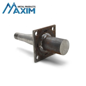 Axe de <span class=keywords><strong>remorque</strong></span> avec <span class=keywords><strong>bride</strong></span> de frein à 4 trous - Diamètre intérieur de 1-3/8 pouces à 1-1/16 pouces Roulements - Product Image 3