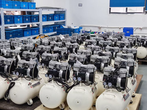 Máy nén khí không dầu <span class=keywords><strong>Piston</strong></span> 2.25kw Máy nén khí công nghiệp 3HP với bình khí 70L từ nhà máy - Product Image 6