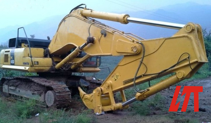 Crawler Excavator Rock Ripper Boom And Arm Q345B Material Customized Color