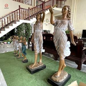 В натуральную величину открытый сад обнаженная женщина бронзовая скульптура статуя для продажи - Product Image 2