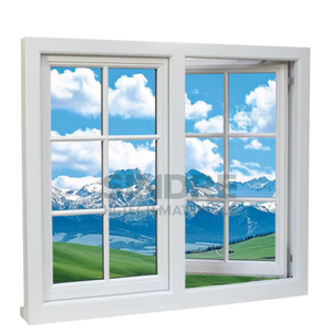 עיצוב גרמני באיכות גבוהה <span class=keywords><strong>upvc</strong></span> פרופיל מעטפת חלון <span class=keywords><strong>upvc</strong></span> דלתות זכוכית כפולה וחלונות - Product Image 1