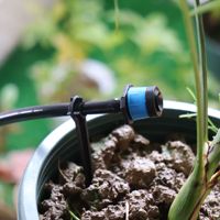 DaringFish Verstelbare Blauwe Volledige-Cirkel POM Micro-spray Serie GT-C68 Druppelbevloeiingssysteem Sprinklerkop voor Fruitbomen