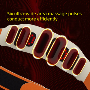 Máquina Eléctrica para Aliviar el Dolor de Espalda con Personalización OEM, Cinturón Adelgazante con Calefacción, Masajeador de Cintura de Microfibra con Luz Roja, Venta al por Mayor - Product Image 3