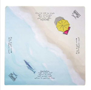 Jeu de tuiles de Mahjong en résine acrylique à 3 couches, thème Vague Océanique Côte d'Émeraude, personnalisé pour les soirées de jeu, idéal pour les vacances à la Floride - Product Image 6