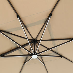 <span class=keywords><strong>Parasol</strong></span> cantilever pliable robuste 4x3m, structure en aluminium, imperméable, anti-UV, résistant à l'eau, écologique, pour extérieur - Product Image 3