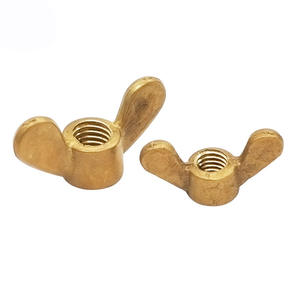 Entrega rápida m4 pa latão asa porcas com flange - Product Image 6