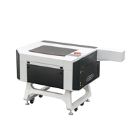 Machine de gravure et de découpe laser CO2 de précision 6040 40W 50W 60W 80W à bon prix, imprimante de logos sur bois