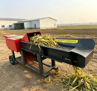 Broyeur d'herbe agricole grande capacité 10t/h, coupe-fourrage, concasseur d'aliments pour animaux, machine de traitement pour l'élevage de bovins et de moutons