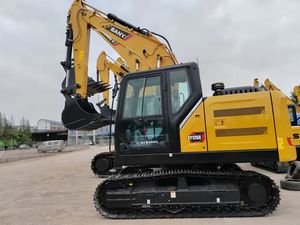 Used Excavator SANY SY125C Crawler Excavator Original Bulldozer Chinese Brand Sany125C Mini Excavator Digging <b>Machine</b> for Sale - Product Image 1