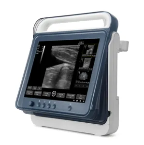 Pemindai Ultrasound Doppler Warna Nirkabel Dokter Hewan, Pemindai Ultrasound Portabel Layar Sentuh Dokter Hewan untuk Dokter Hewan Anjing Domba Sapi