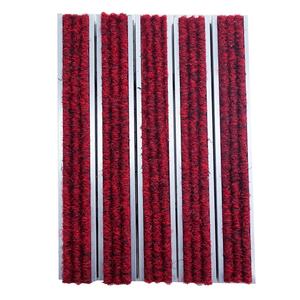 Tapis de porte antibactérien rayé de luxe moderne intérieur/extérieur <span class=keywords><strong>entrée</strong></span> du bâtiment collecte de la poussière tapis en alliage d'aluminium <span class=keywords><strong>paillasson</strong></span> - Product Image 2