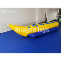 Été Single tube 5 Personnes Sièges PVC gonflable bateau banane d'eau remorquable poisson volant bateau banane pour jeu d'eau