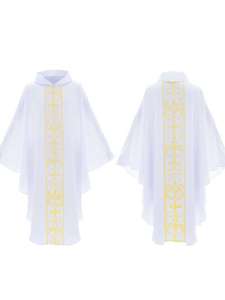 Mejor Túnica de Sacerdote Medieval, Vestimenta Gótica de Sacerdote, Traje Religioso Vintage para Clérigo - Product Image 2