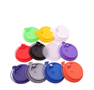 Couvercles en plastique PP anti-fuite de 90 mm pour gobelets en papier écologiques jetables, pour boissons chaudes, série Noël, fermetures de bouteilles - Product Image 6