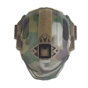 Casco Tattico a Protezione Totale per Caccia, Paintball, Giochi CS, Maschera di Sicurezza in Rete d'Acciaio, Maschera Leggera in EVA, Cosplay Punk 260 - Product Image 4