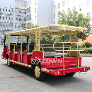 รถมินิบัสไฟฟ้า 60V 100AH แบตเตอรี่ 8-23 ที่นั่ง โรงงานผลิตโดยตรง รถไฟขนาดเล็ก การ์ตูน ท่องเที่ยว ชมวิว รถรับส่งในเมือง - Product Image 5