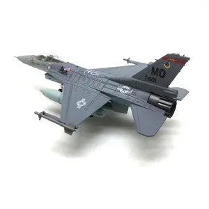 Modelo de Avión de Combate F-16C Fighting Falcon a Escala 1/100, de Metal Fundido a Presión, para Colección y Regalo - Product Image 3