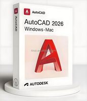Software de Dibujo y Diseño Asistido por Computadora, Versión Educativa 2023 2024 2026, 1 Año de Licencia