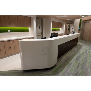 Muebles <span class=keywords><strong>de</strong></span> Hospital <span class=keywords><strong>de</strong></span> Alta Gama, Estación <span class=keywords><strong>de</strong></span> Enfermería, Mostrador <span class=keywords><strong>de</strong></span> Recepción con Diseño Personalizado y Tomas <span class=keywords><strong>de</strong></span> Corriente Integradas - Product Image 2