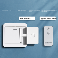 Interrupteur sans fil à télécommande, bouton d'éclairage automatique, interrupteur à tige poussoir, télécommande, bouton d'arrêt d'éclairage intérieur