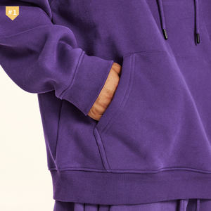 American Custom logo Cheap Loose Solid Color Lovers <strong>Hoodie</strong> Multi Colors Heavy Thick Plus Size Fleece Men Pullover Organic <strong>Hoodie</strong> - Product Image 3