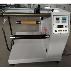 Label Rewinder Automatic Motor Rewinding Machine Label Rewinder Reel To Reel For Label Inspection