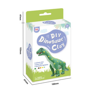 Kit de Bricolage <span class=keywords><strong>en</strong></span> Argile Magique Ultra-Légère pour Cadeau <span class=keywords><strong>Dinosaure</strong></span> Personnalisé, Argile <span class=keywords><strong>à</strong></span> <span class=keywords><strong>Modeler</strong></span> Douce et Sans Salissure pour Enfants de 3 <span class=keywords><strong>à</strong></span> 12 Ans - Product Image 3