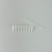 Tube PCR à fond conique précis pour détection PCR en temps réel en laboratoire clinique, en plastique, économique et uniforme