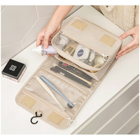 Offre Spéciale grand sac suspendu de luxe personnalisé, sac de voyage étanche pour maquillage trousse de toilette cosmétique