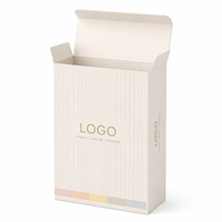 Boîte en papier enduit blanc crème personnalisée pour jouets de créateurs, emballage cadeau en carton écologique finition mate avec logo
