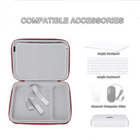 Estuche de Transporte Impermeable de Material EVA Rígido para Computadora de Escritorio Apple Mac Mini 2024, Mac Mini con Chip M4/M4 Pro, Almacenamiento para Viajes