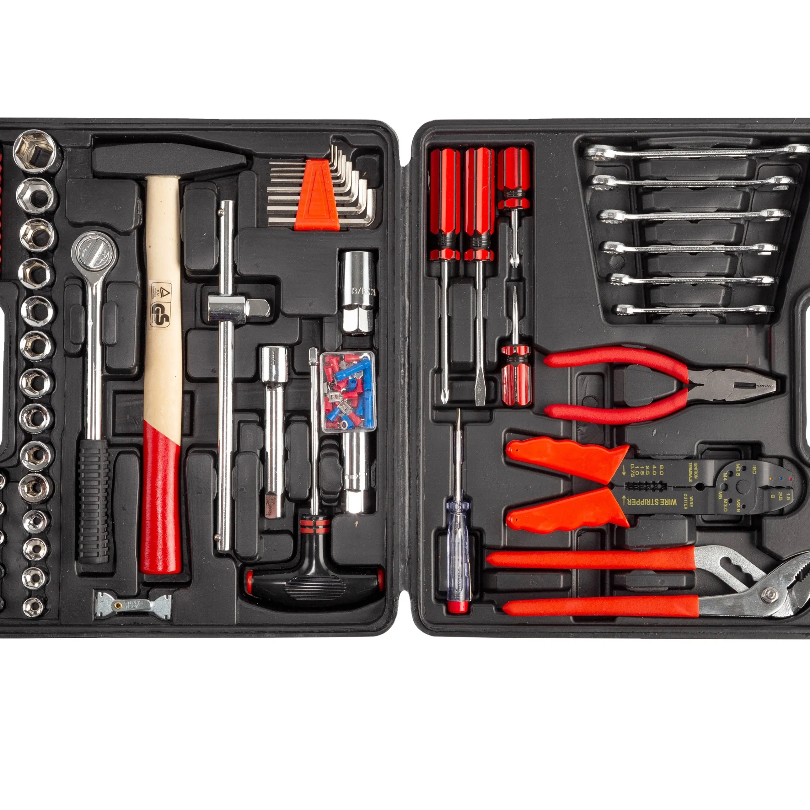 100PCS New Design Household Tool Box Multi Repair Craft Hand Tool Kit Hand Tool Set Socket Set