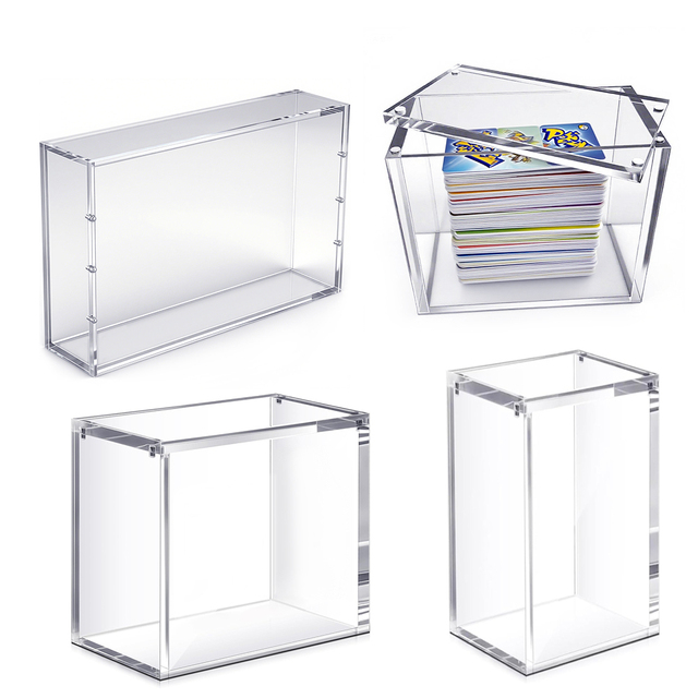 Wholesale High-Class Japanese Version Modern Acrylic Display Magnetic Case for Pokemon for MTG Collector Poke Ball-Booster Box