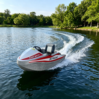 Bateau de karting en matériau EPP, batterie lithium électrique, 2 places, 115-150 ch, vitesse maximale 52 km/h, 69 kg, bateau de divertissement aquatique