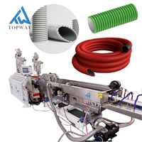 Machine de production de tuyaux corrugués à double paroi en HDPE, machine d'extrusion de tuyaux de drainage à double paroi