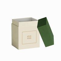 Boîte cadeau de luxe personnalisée en carton rigide pour huiles essentielles, finition mate, matériaux recyclés, couvercle et base en deux parties pour cosmétiques et cils