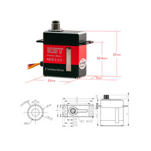Ventes chaudes - Servomoteur d'hélicoptère RC programmable KST MS325 DC6.0V-8.4V 5.2Kgf.cm 0.07sec - Product Image 6