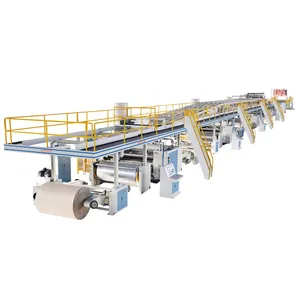 High Quality Single Facer Production Line Cardboard Making Machine Layer Corrugated Cardboard Making Line