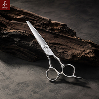 Ciseaux de coiffure professionnels ergonomiques AAD-6.8K en acier inoxydable japonais 440C, avec repose-doigts confortable et design offset pour la coupe de cheveux
